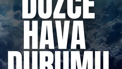 Düzce hava durumu bugün nasıl! 1 Nisan Çarşamba yağış var mı, sıcaklık kaç derece olacak?