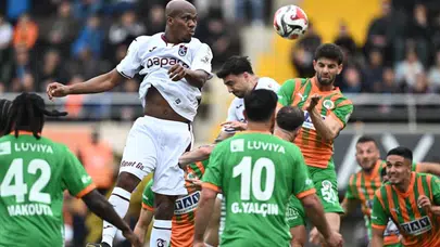 Alanya'da seri bozuldu: Trabzonspor'da zirve yarışında kritik puan kaybı!