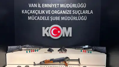 Van merkezli silah operasyonu: Sosyal medya paylaşımları sonrası 5 gözaltı!
