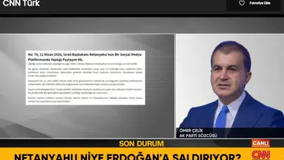 "Maske düştü!" Ömer Çelik, Netanyahu'nun 5 maddelik gizli Türkiye planını ifşa etti!