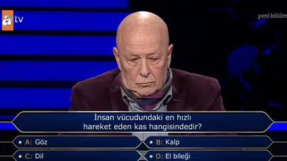 İnsan vücudundaki en hızlı hareket eden kas hangisindedir?