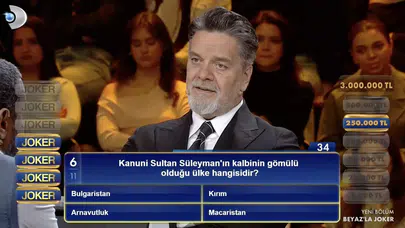 Osmanlı’nın kalbi Avrupa’da saklı! Beyaz'la Joker sorusu dikkat çekti