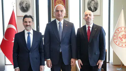 Kültür ve Turizm Bakanı Ersoy THY’nin yeni yönetimiyle bir araya geldi!