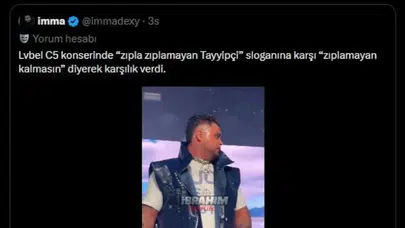 Lvbel C5 konserinde olay slogan: AK Parti’den çok sert 'zıplatacağız' yanıtı!