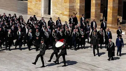 Yüksek Yargı’da 64. yıl gururu! AYM Başkanı Özkaya’dan Anıtkabir’de 'adalet' sözü