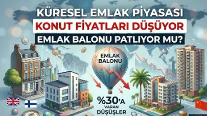 Emlak Balonu Patladı! O Ülkelerde Konut Fiyatları %30 Birden Geriledi
