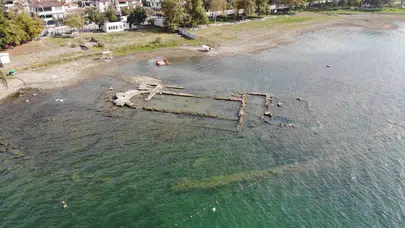 İznik Gölü’nde şok gerçek! Yağmur var ama su yok