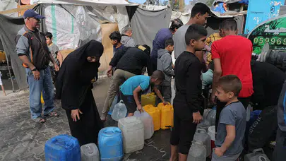 Gazze’de insani krizin pik noktası! 1,9 milyon kişi temiz suya muhtaç: 'Evimize dönmek istiyoruz!'