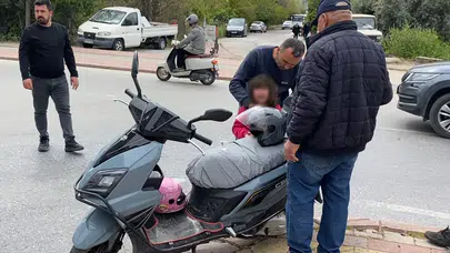 Antalya’da kaza anı yürek burktu! Küçük kız babasına olayı gözyaşlarıyla anlattı