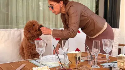 Nesrin Cavadzade aşkını ilan etti! Öyle bir doğum günü partisi yaptı ki görenler gözlerine inanamadı