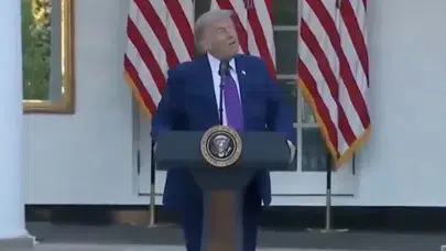 Beyaz Saray’da kuş firarda, Trump alarmda: 'Drone sandım!'