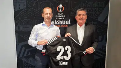İstanbul'da futbolun zirvesi: Serdal Adalı ve Aleksander Ceferin’den sürpriz buluşma