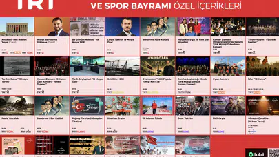 TRT 19 Mayıs Atatürk'ü Anma, Gençlik ve Spor Bayramı özel yayın akışını açıkladı