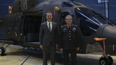 GÖKBEY helikopteri Kara Kuvvetleri Komutanlığına teslim edildi