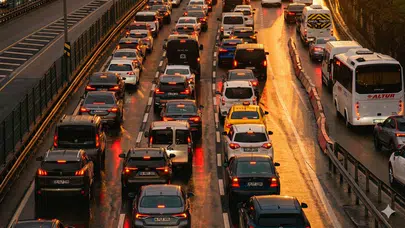 Yollar kilitlendi, trafik durma noktasına geldi! Dönüş çilesi başladı