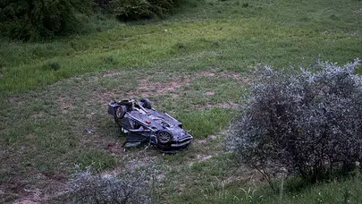 Adıyaman'da korkunç kaza! Metrelerce savrulup tarlaya çakıldı