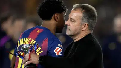 Barcelona’da siyaset krizi! Lamine Yamal bayrak açtı, Flick tepki gösterdi