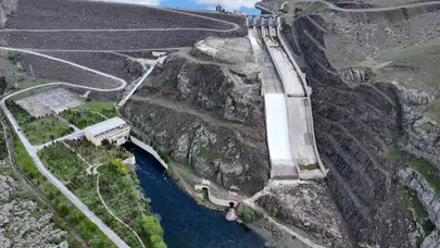 Yamula Barajı'nda 16 yıl sonra tahliye: Kapaklar yüzde 74 dolulukla açıldı