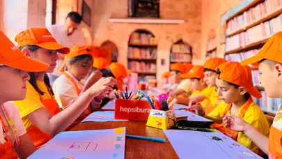 7. Mardin Bienali Çocuk Atölyeleri tamamlandı Hepsiburada’nın desteğiyle çocuklar sanatla buluştu