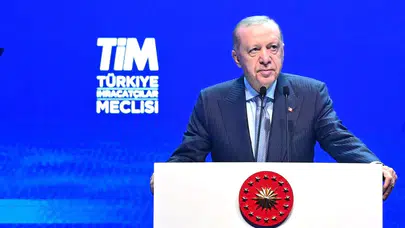 Cumhurbaşkanı Erdoğan TİM 33. Genel Kurulu Töreni'nde konuşuyor