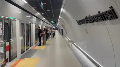 Türkiye’nin en yeni metro hattı, ilk gününde 10 bin 21 yolcu taşıdı