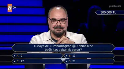 Türkiye'de Cumhurbaşkanlığı Kabinesi'ne bağlı kaç bakanlık vardır?