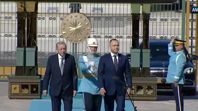 Cumhurbaşkanı Erdoğan, Polonya Cumhurbaşkanı Nawrocki'yi resmi törenle karşıladı