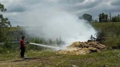 Bolu’da Korkutan Yangın: Alevler Boş Araziden Yükseldi!