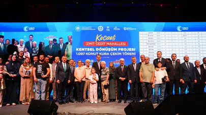 Bakan Kurum Kocaeli kura çekiminde müjdeledi: 'Başvurular başlıyor, fırsatı kaçırmayın'
