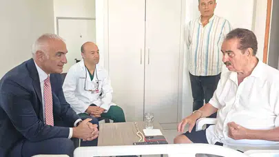 İbrahim Tatlıses’in tedavi sürecinde yeni gelişme: Bakan Ersoy’dan geçmiş olsun ziyareti