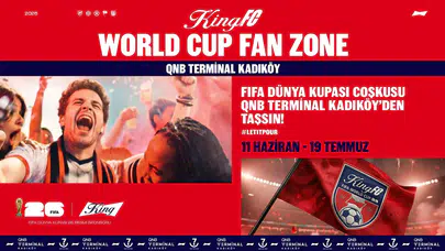 FIFA Dünya Kupası heyecanı QNB Terminal Kadıköy Platform’da yaşanacak