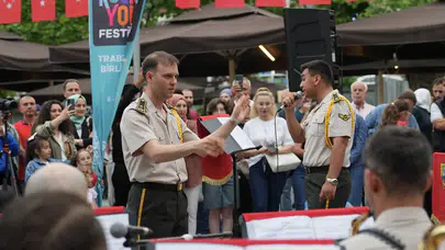 Trabzon Kültür Yolu Festivali'nin altıncı gününde bando coşkusu yaşandı