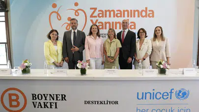 Boyner Vakfı ve UNICEF Türkiye'den ‘Zamanında Yanında’ projesi