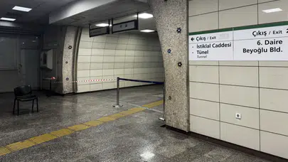 Taksim'e gidecekler dikkat: Metro araçları o istasyonda durmayacak