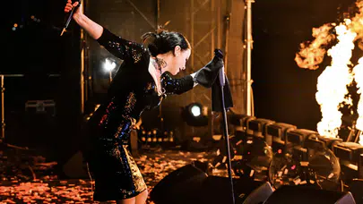 Şebnem Ferah İzmir Arena'da bir kez daha rock rüzgarı esti