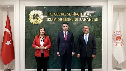 Bakan Kurum Burcu Köksal'ı kabul etti: Afyonkarahisar'a proje vurgusu