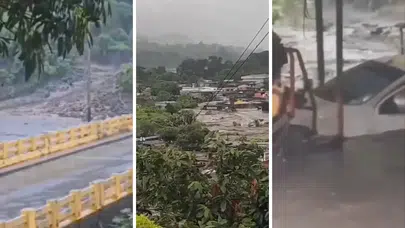 Venezuela’da çifte kabus: Depremin ardından bu kez de sel vurdu!