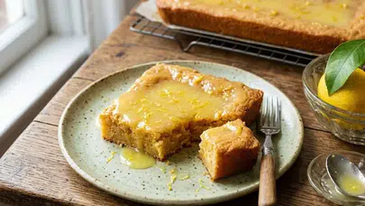 Limonlu Blondie nasıl yapılır? En pratik ve yumuşak limonlu blondie tarifi