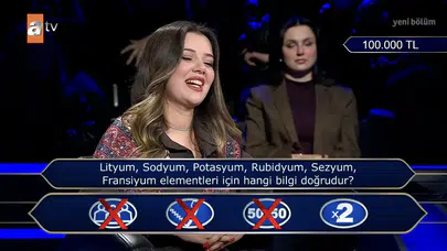 Lityum, sodyum, potasyum, rubidyum, sezyum, fransiyum elementleri için hangi bilgi doğrudur?