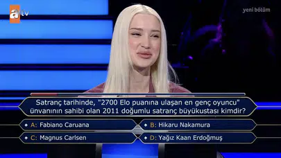 Satranç tarihinde '2700 Elo puanına ulaşan en genç oyuncu' unvanının sahibi olan 2011 doğumlu satranç büyükustası kimdir?