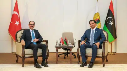 MİT Başkanı Kalın, Saddam Hafter ile Libya'da görüştü