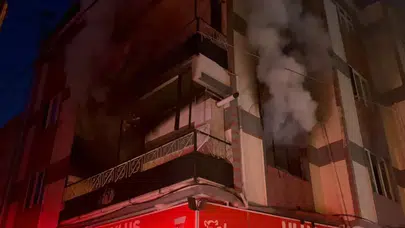 Bursa'da çıkan yangın faciaya ramak kala önlendi! Aile son anda kurtarıldı.
