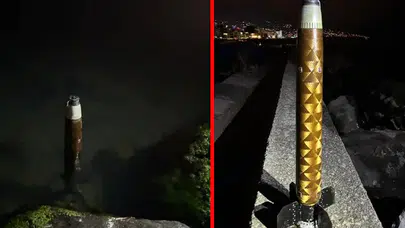 Trabzon sahilinde gizemli hareketlilik: Karadeniz'e Rus roketi parçası vurdu!