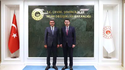 Bakan Kurum, Haymana ve Gölbaşı Belediye Başkanlarını kabul etti