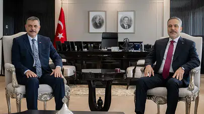 Bakan Çiftçi'den Bakan Fidan'a ziyaret: 'Bölgesel gelişmeleri değerlendirdik'