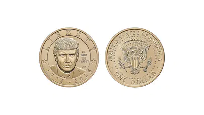 Trump portreli altın para basılacak