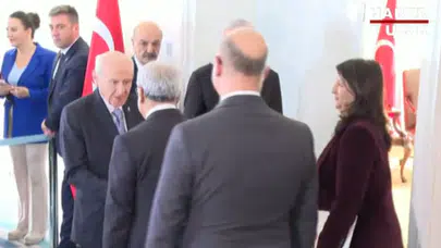 'Terörsüz Türkiye' trafiği devam ediyor: DEM Parti heyetinden Bahçeli'ye ziyaret