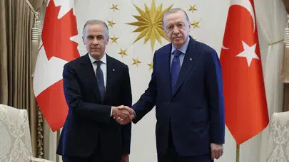 Ankara'da küresel diplomasi trafiği: Cumhurbaşkanı Erdoğan, Kanada Başbakanı Carney ile Masada
