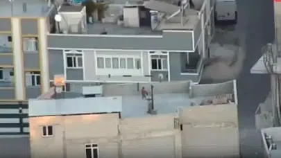 Urfa'da helikopteri bayrakla selamlayan Abdullah'a büyük sürpriz