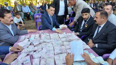 Şırnak'ta iki gün iki gece süren düğünde 6 milyon liralık takı dikkat çekti